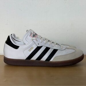 Adidas Samba Indoor 'White Black Gum' Sneakers IH6001 Men’s Size 10 Soccer Shoes